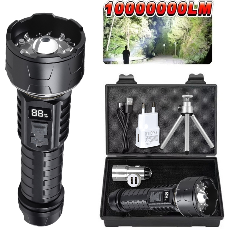 Outdoor Power Point - COB LED Flashlight Rechargeable Lantern 7-core