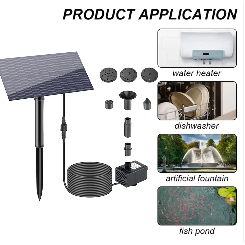 Outdoor Power Board - 5W 5V Mini Solar Fountain Water