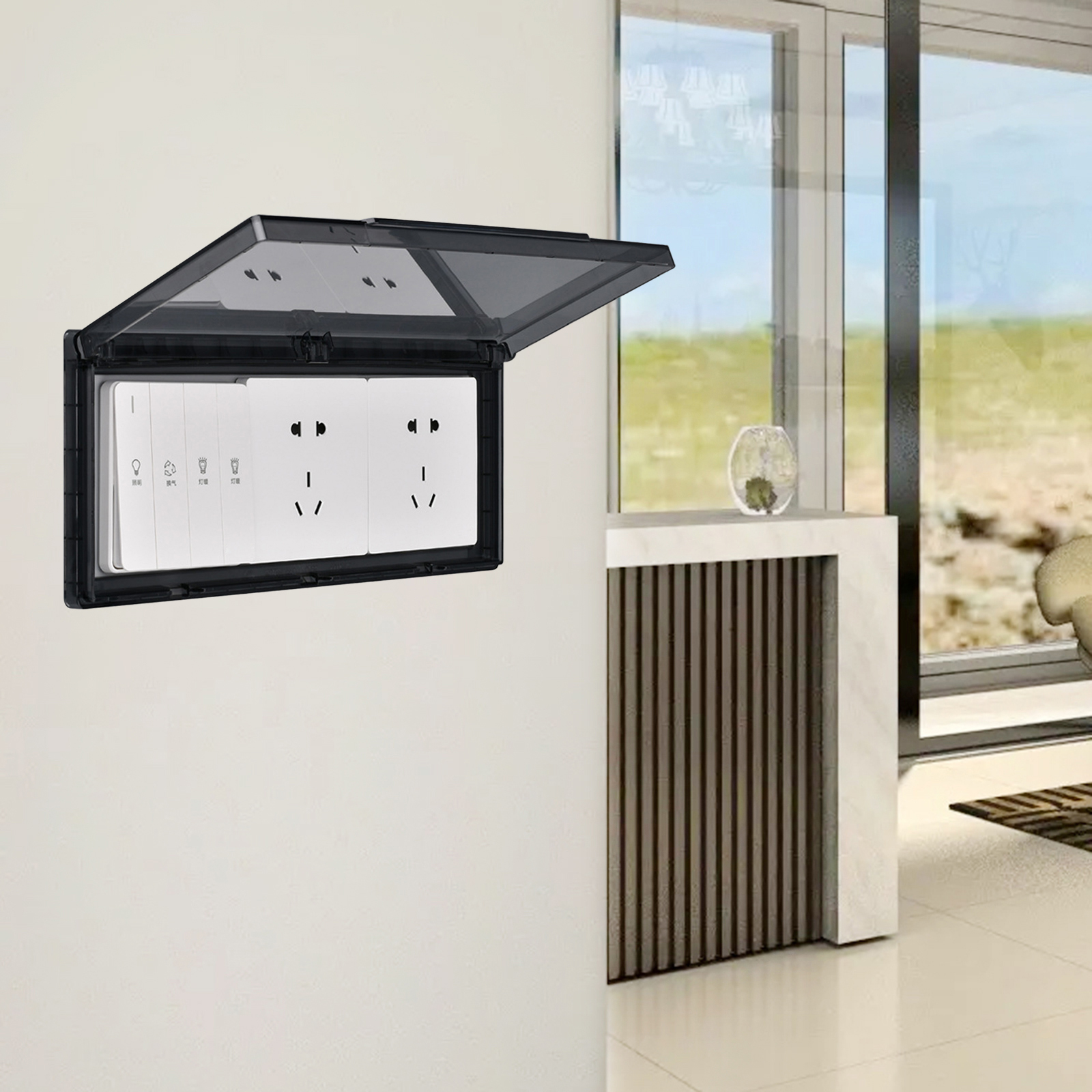 3 Gang Waterproof Outlet Cover - Outdoor Power Socket บทวิจารณ์และราคา