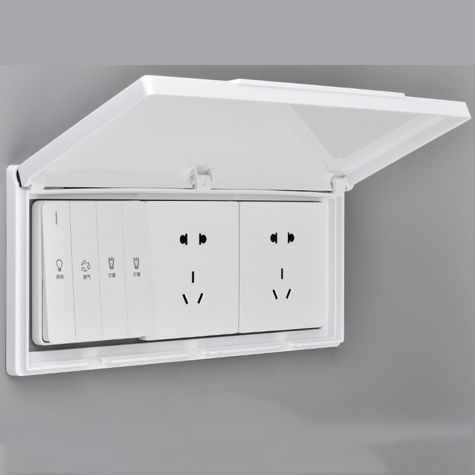3 Gang Waterproof Outlet Cover - Outdoor Power Socket บทวิจารณ์และราคา