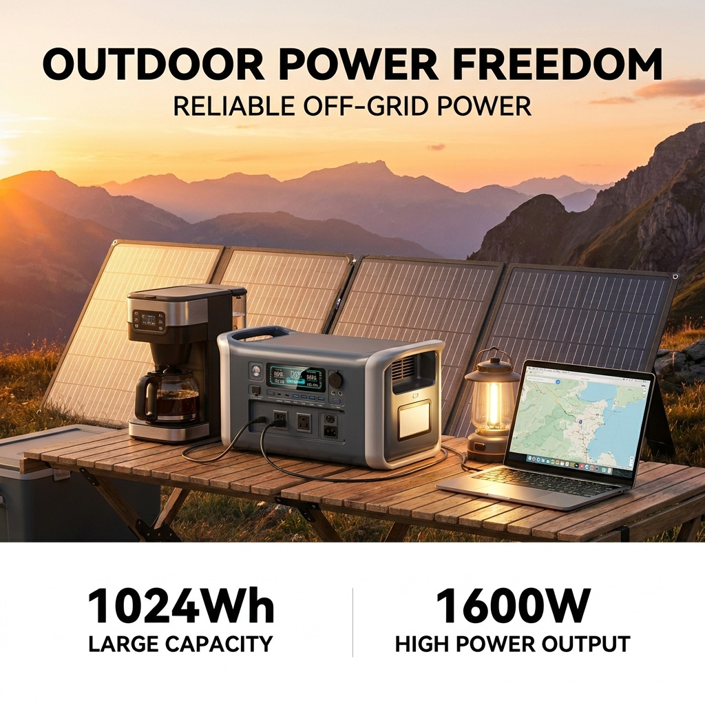 1024Wh Power Bank, LiFePO4 Sol - Outdoor Power Bank With Ac Outlet บทวิจารณ์และราคา