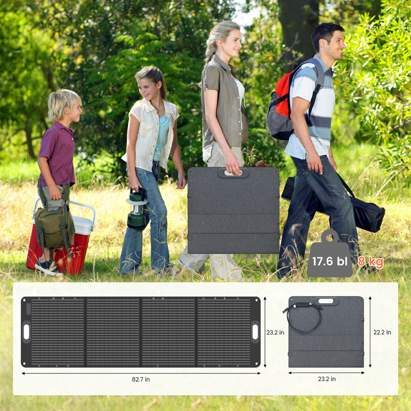 UAPOW 200W Solar Power Portabl - Outdoor Power Bank With Ac Outlet บทวิจารณ์และราคา
