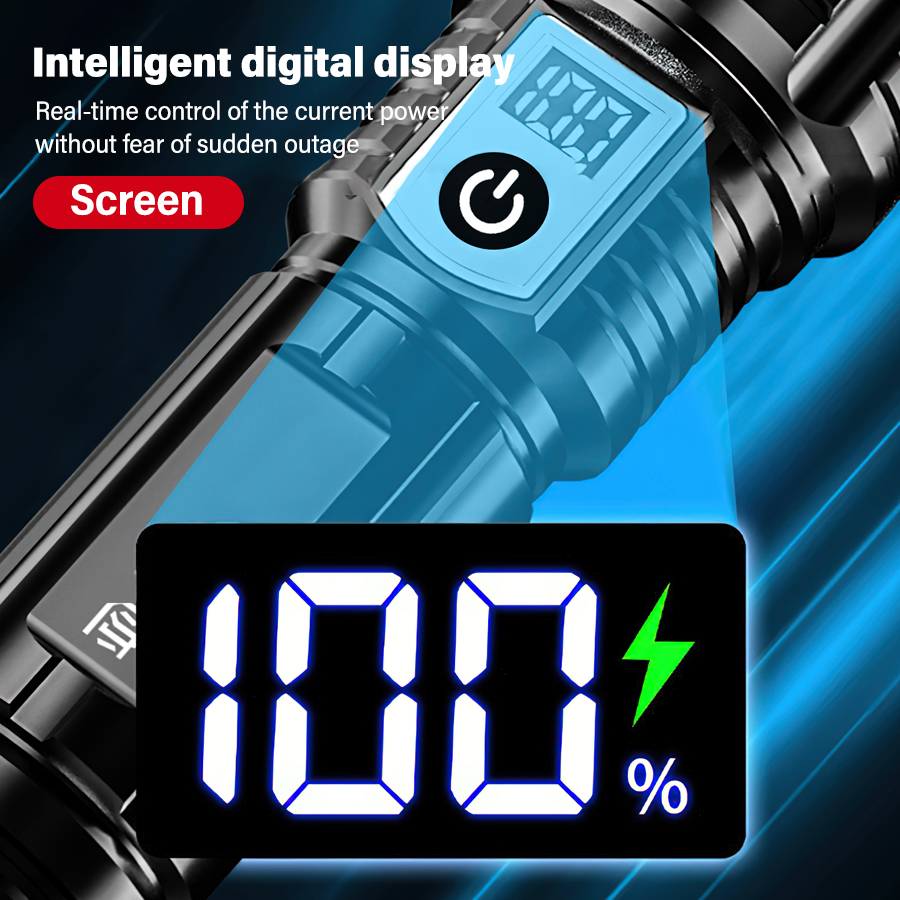High Power 200000LM LED Flashl - Outdoor Power For Camping บทวิจารณ์และราคา