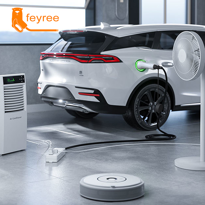 Feyree V2L Cable Electric Car  - Outdoor Power Socket บทวิจารณ์และราคา