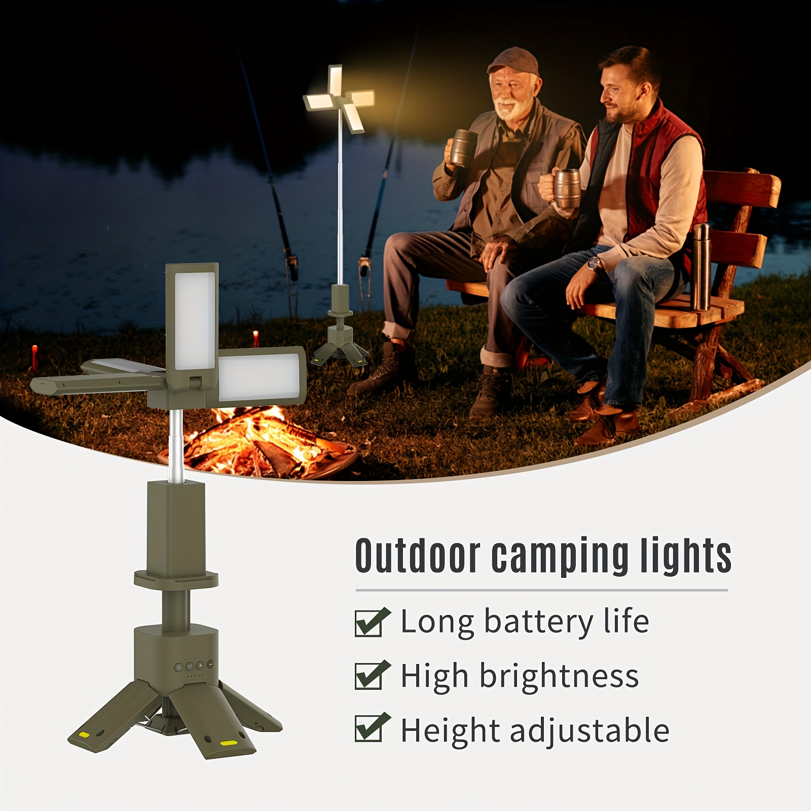 Camping Lantern, 14000mAh Rech - Outdoor Power For Camping บทวิจารณ์และราคา