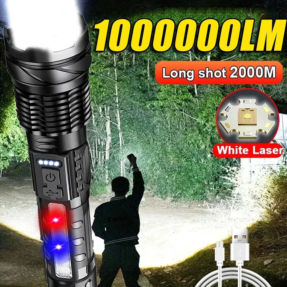 Powerful LED Flashlight Rechar - Outdoor Power For Camping บทวิจารณ์และราคา