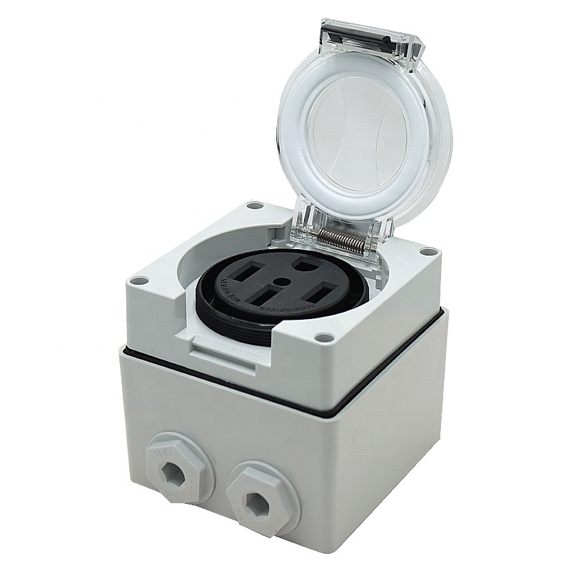 50 Amp Generator RV Power Inle - Outdoor Power Socket บทวิจารณ์และราคา
