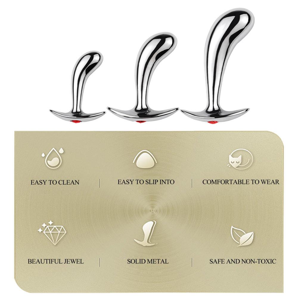 1Pcs, Metal thumb anal plug th - Outdoor Power Point บทวิจารณ์และราคา
