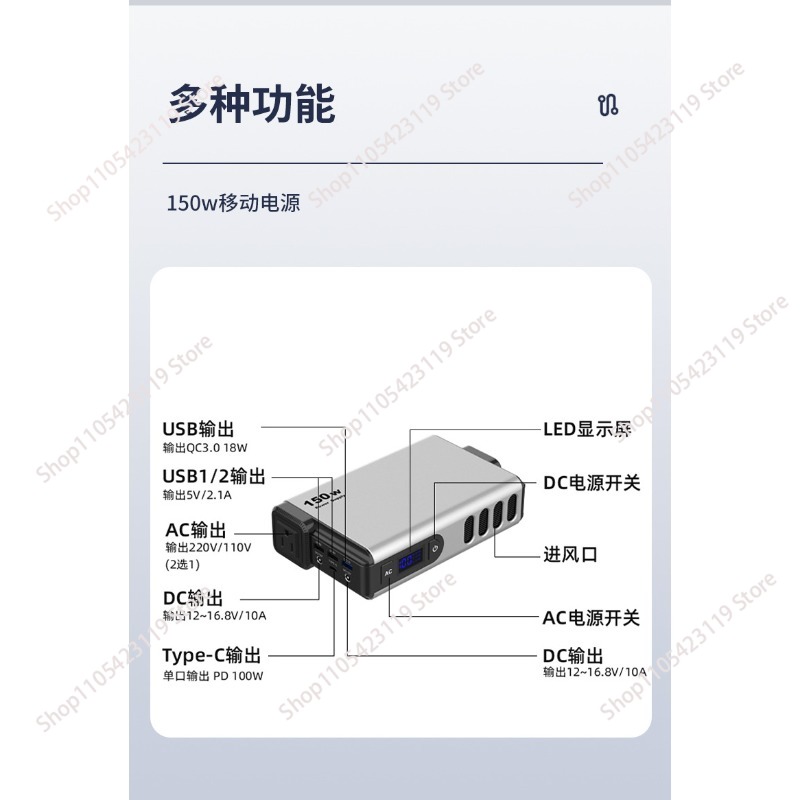 150W, 32000MAh Outdoor Generat - Outdoor Power Bank With Ac Outlet บทวิจารณ์และราคา