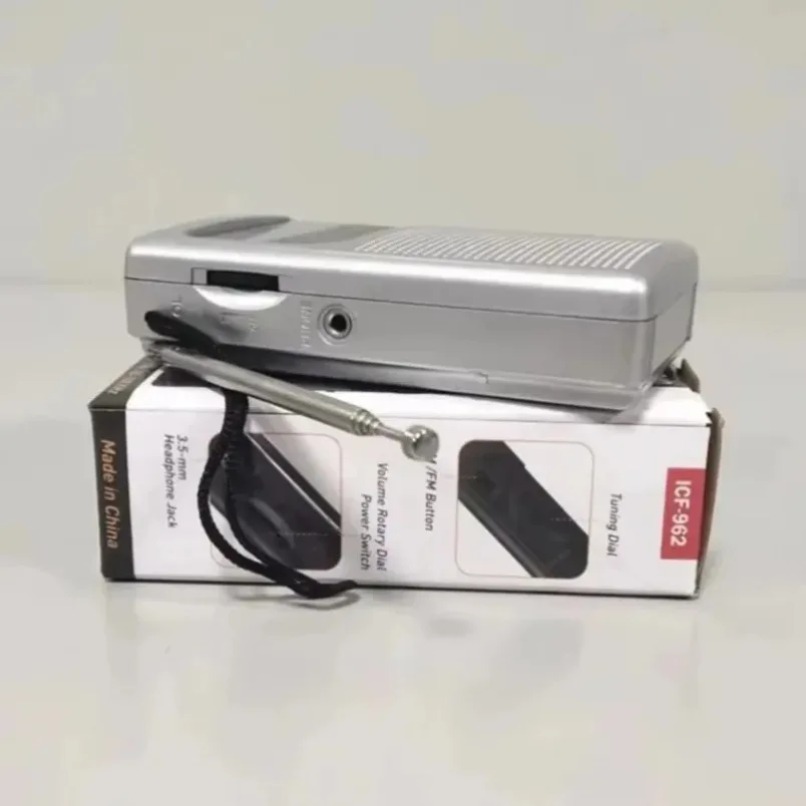 Mini AM FM Radio Portable Pock - Outdoor Power Jack บทวิจารณ์และราคา