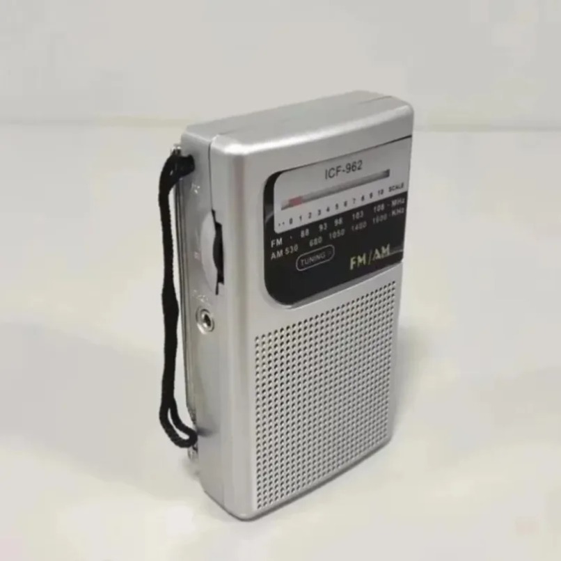 Mini AM FM Radio Portable Pock - Outdoor Power Jack บทวิจารณ์และราคา
