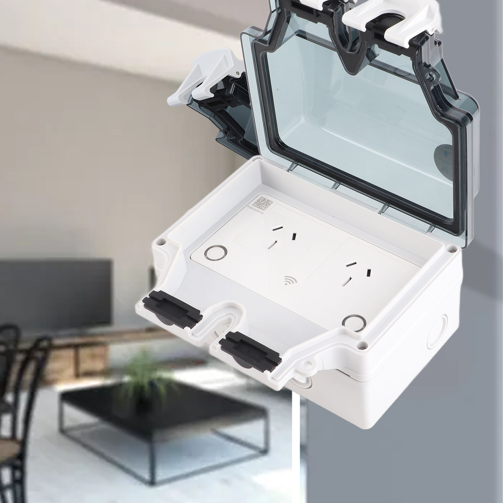Waterproof Socket WiFi Socket  - Outdoor Power Socket บทวิจารณ์และราคา