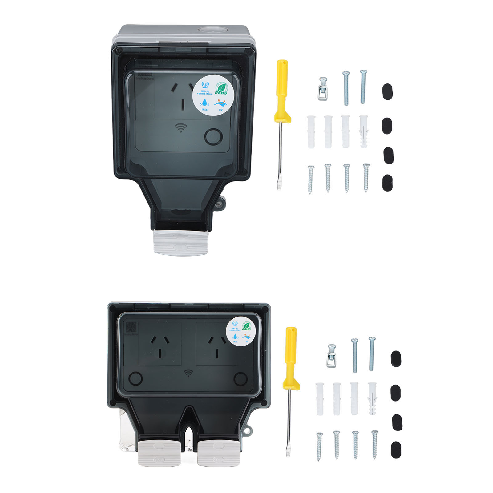 Waterproof Socket WiFi Socket  - Outdoor Power Socket บทวิจารณ์และราคา