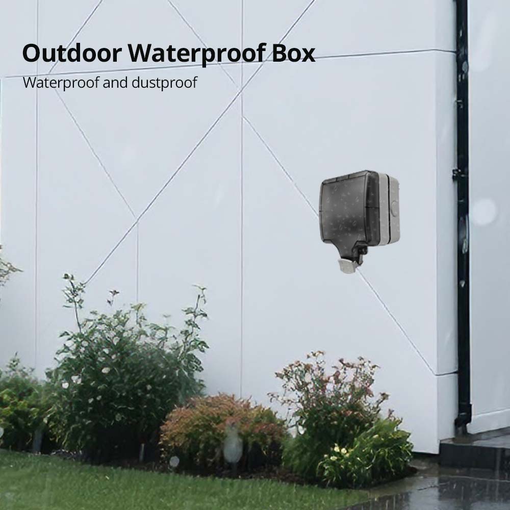 Wallpad IP66 Dustproof Waterpr - Outdoor Power Socket บทวิจารณ์และราคา