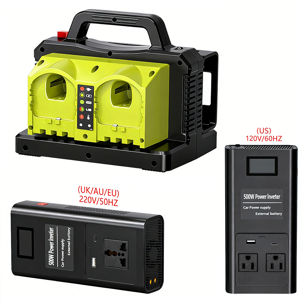 2-Ports 500W Power Inverter fo - Outdoor Power Vac บทวิจารณ์และราคา