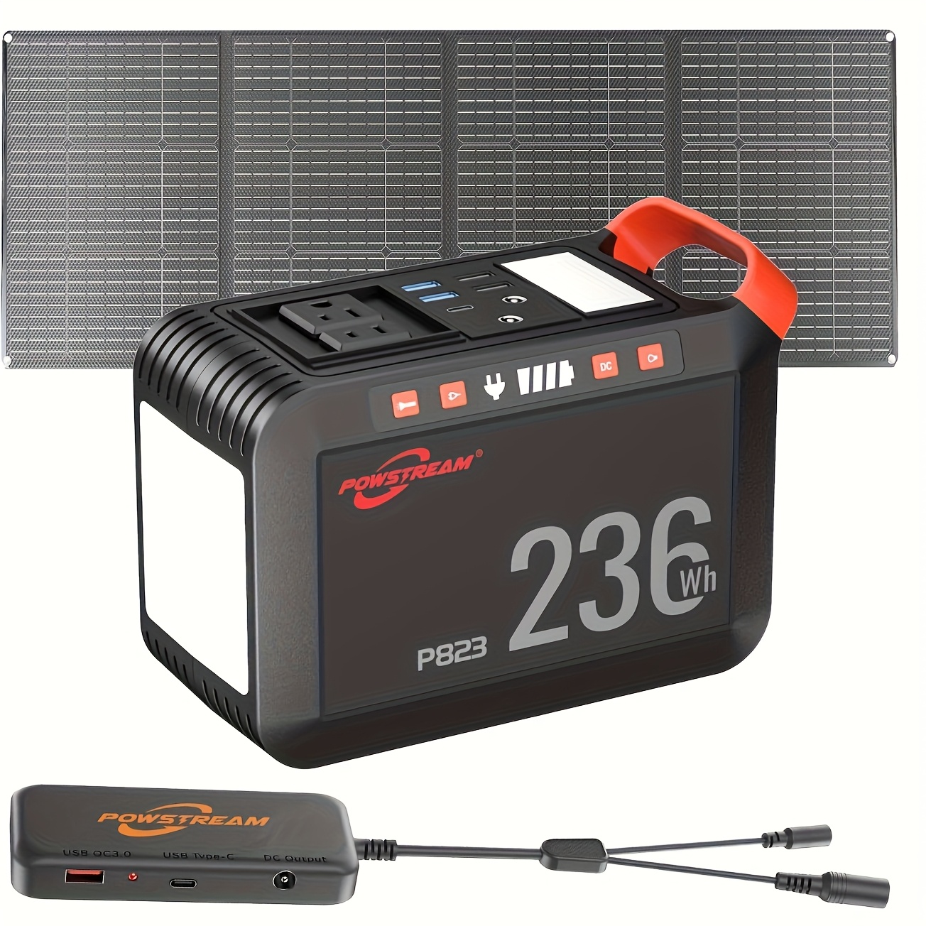 300W 236Wh With 60W Solar Pane - Outdoor Power Bank With Ac Outlet บทวิจารณ์และราคา