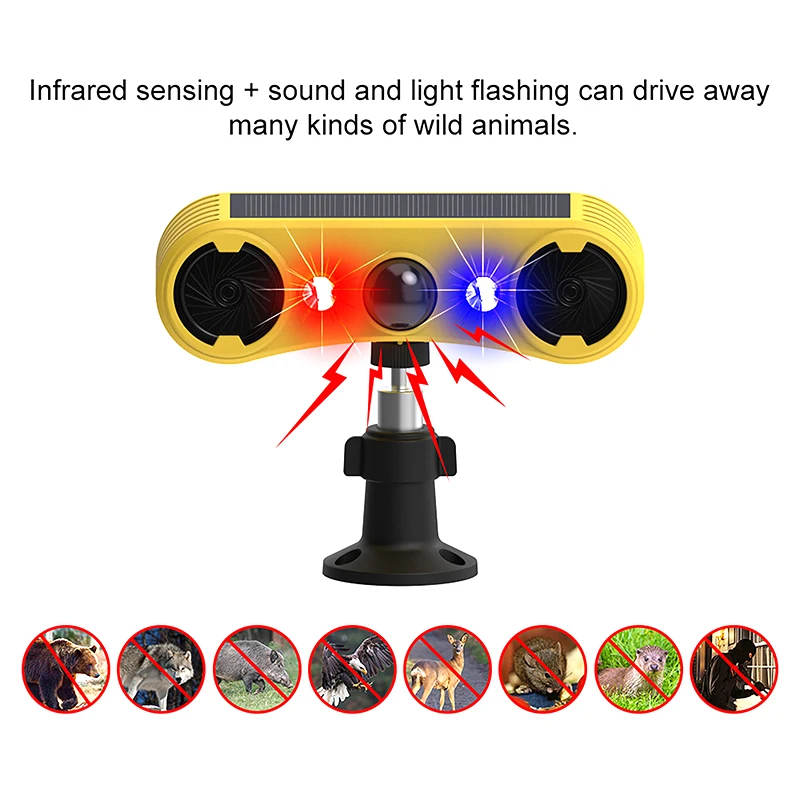Solar Motion Sensor Alarm LED  - Outdoor Power Point บทวิจารณ์และราคา