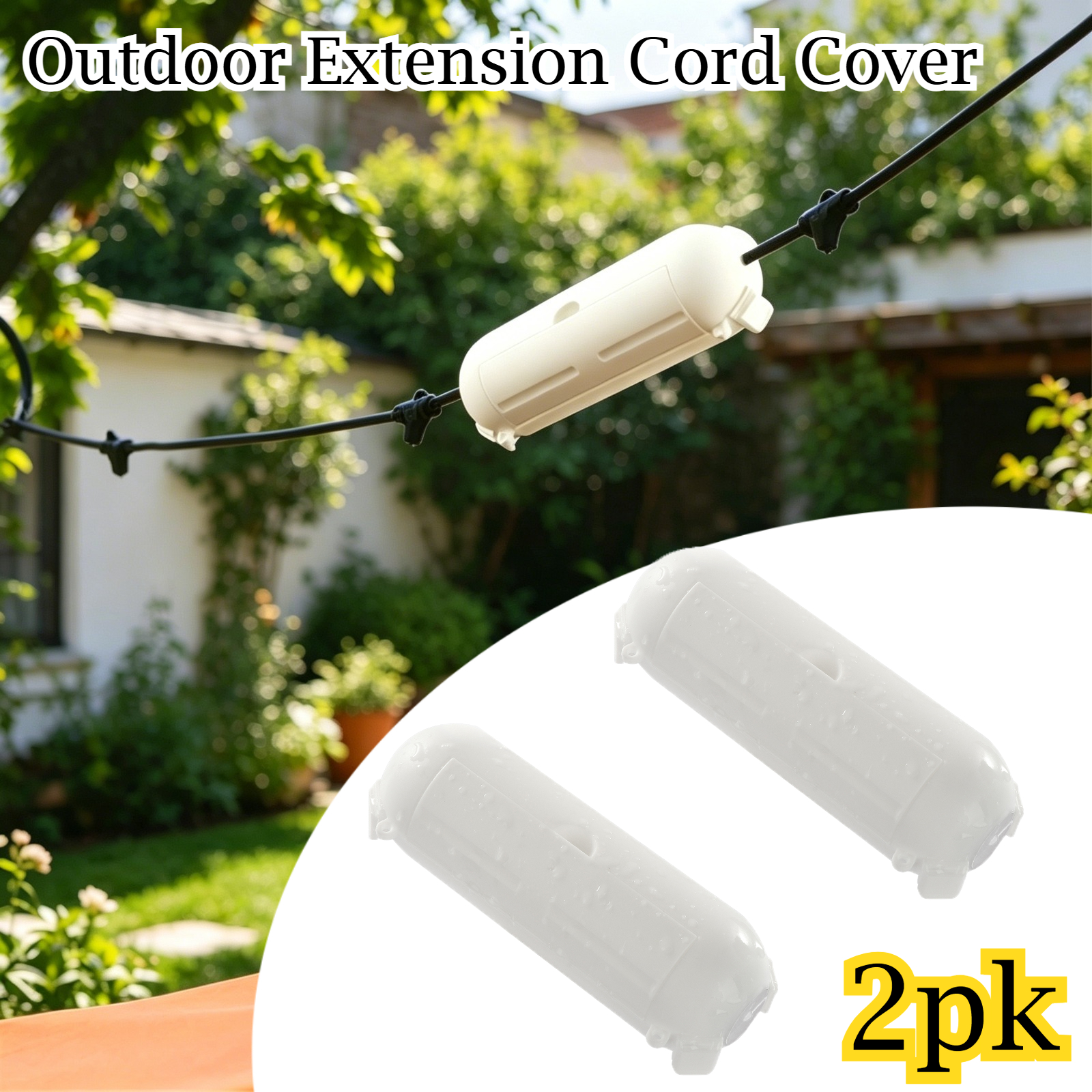 2 Pack Waterproof Outdoor Conn - Outdoor Power Point บทวิจารณ์และราคา