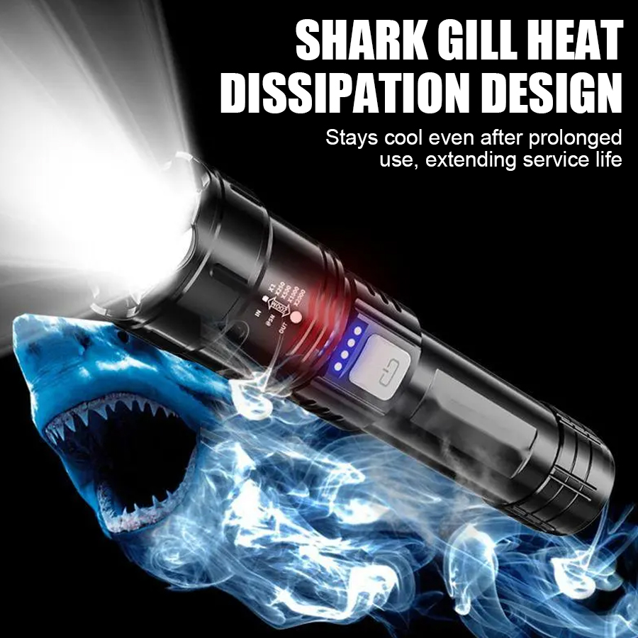 High Power P50 LED Flashlight  - Outdoor Power For Camping บทวิจารณ์และราคา