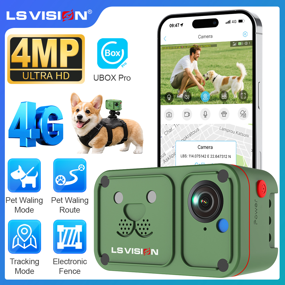 LS VISION 4MP 4G Sim Pet POV C - Outdoor Power G Sensor บทวิจารณ์และราคา