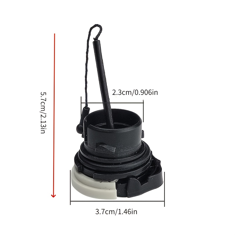 2Pcs Durable Fuel Oil Cap High - Quality Outdoor Power Equipment บทวิจารณ์และราคา