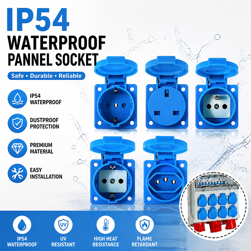 IP54 16A Waterproof Industrial - Outdoor Power Parts บทวิจารณ์และราคา
