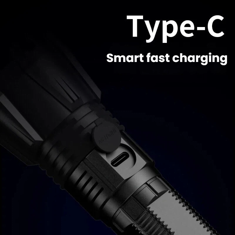 High-power P90 LED Flashlight  - Outdoor Power For Camping บทวิจารณ์และราคา