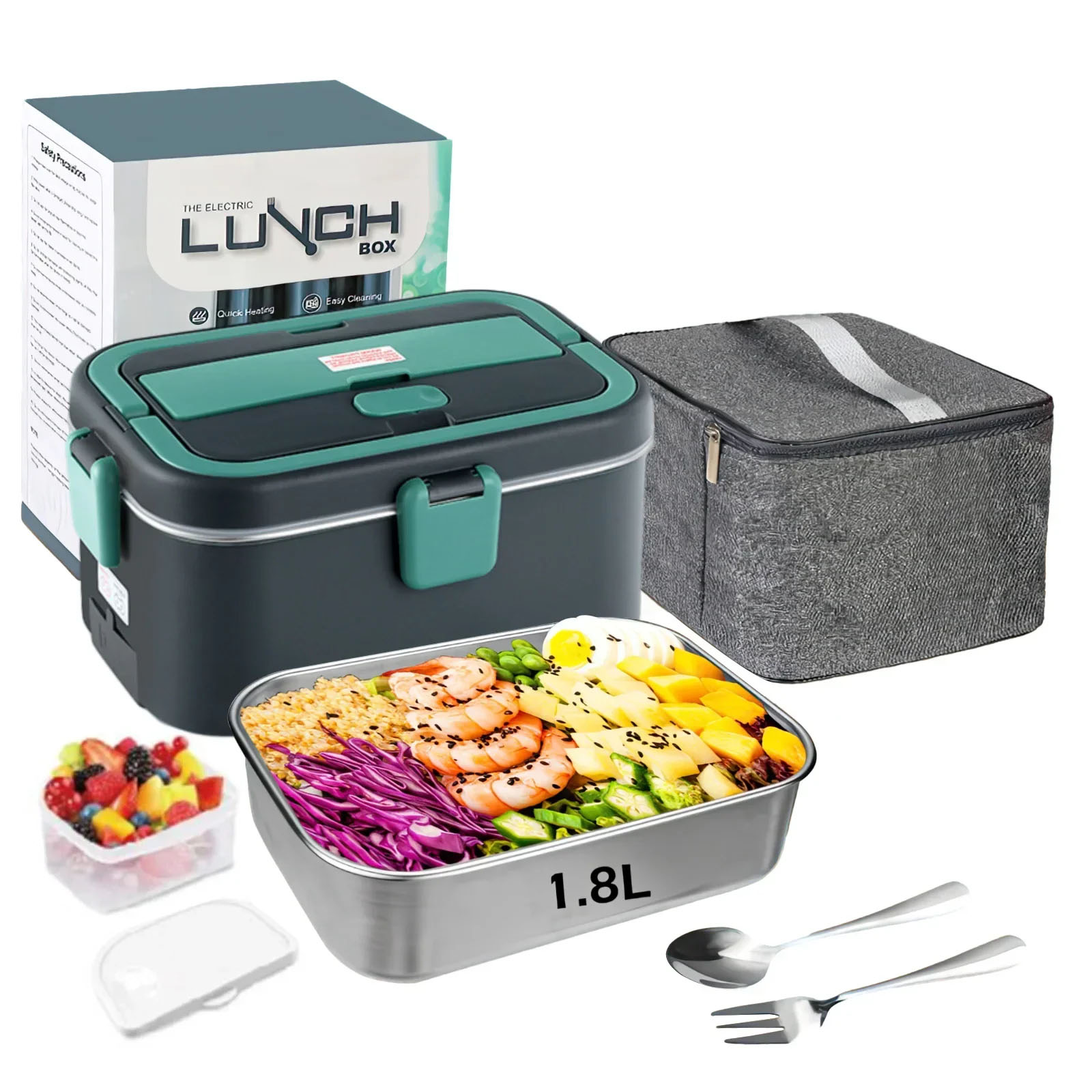 Electric Lunch Box Food Warmer - Outdoor Power Box บทวิจารณ์และราคา