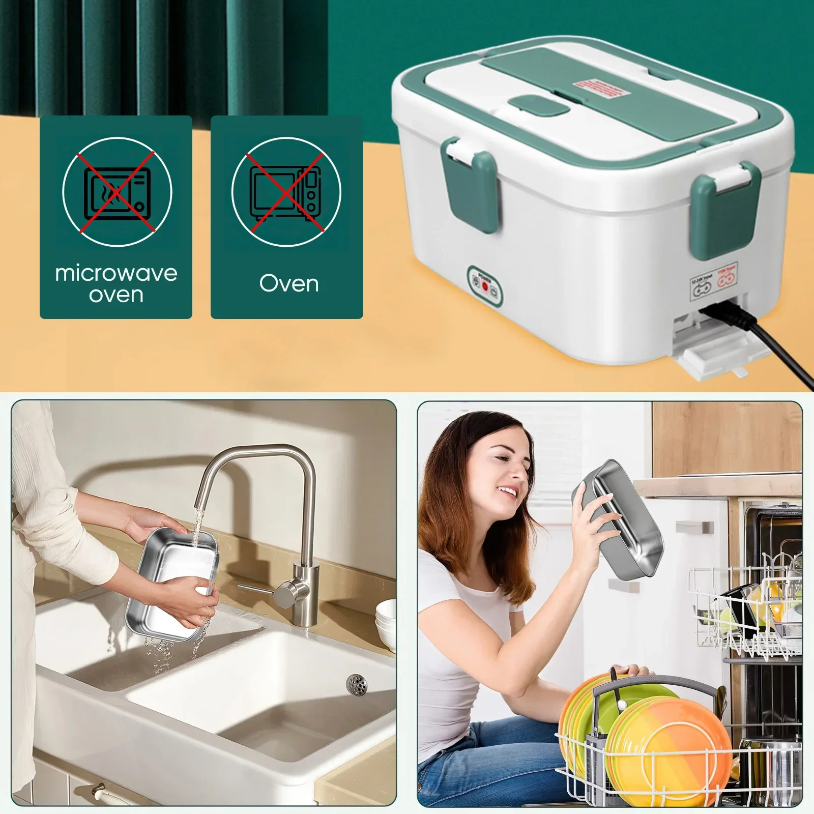 Electric Lunch Box Food Warmer - Outdoor Power Box บทวิจารณ์และราคา