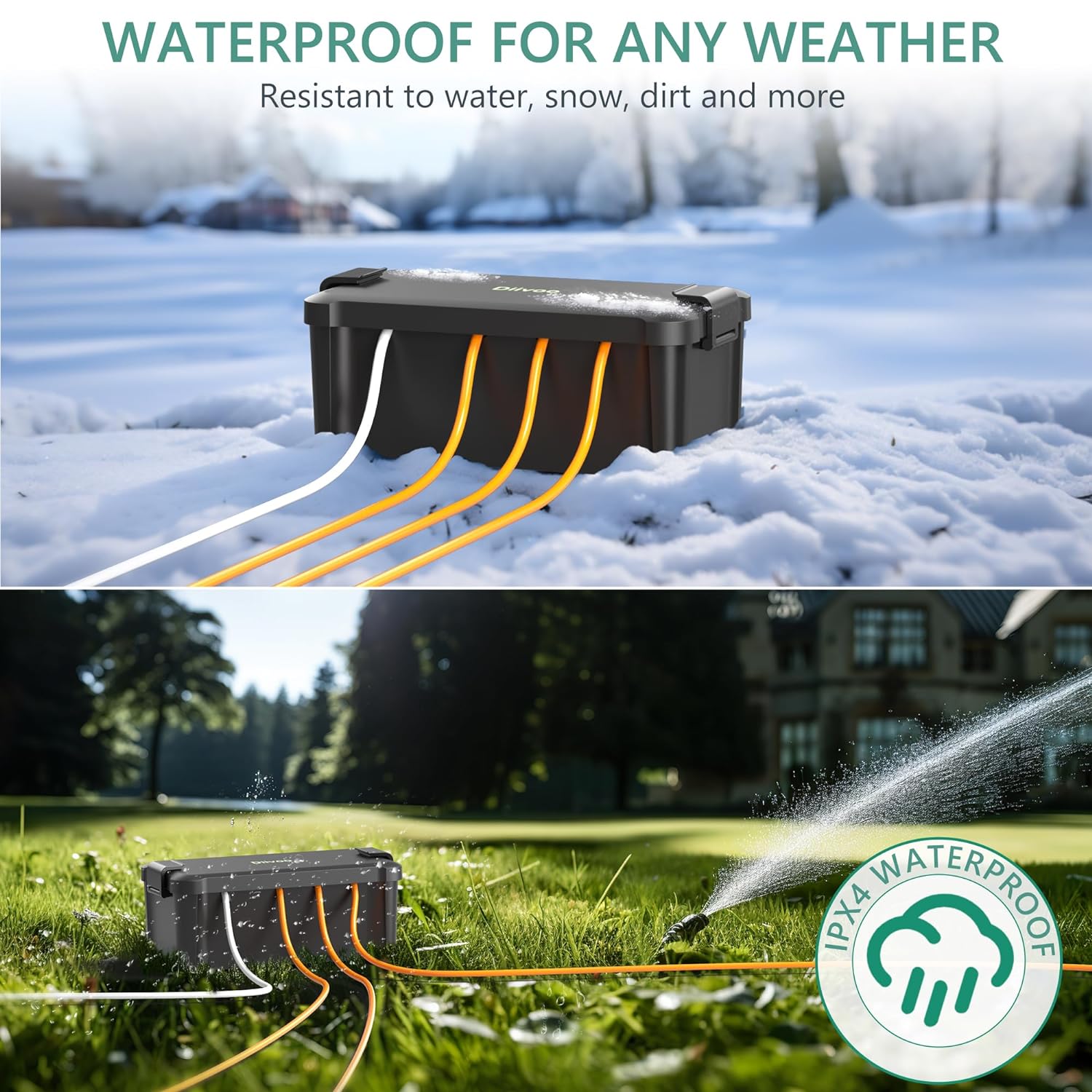 Diivoo Outdoor Waterproof Elec - Outdoor Power Socket บทวิจารณ์และราคา