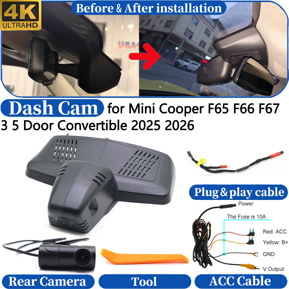 Dash Cam for Mini Cooper F65 F - Outdoor Power G Sensor บทวิจารณ์และราคา