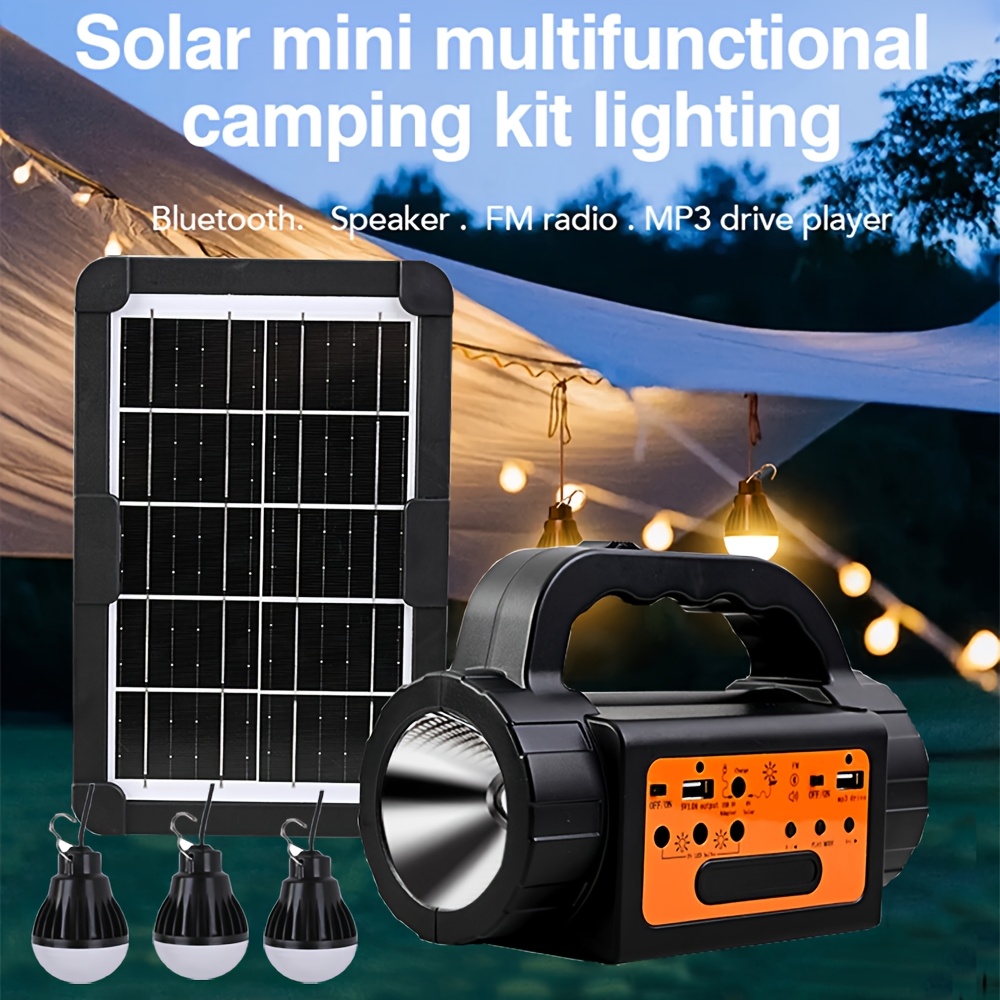 Solar Rechargeable Camping Lig - Outdoor Power For Camping บทวิจารณ์และราคา