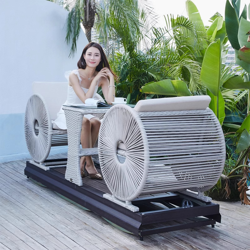 Modern Waterproof Double Wheel - Outdoor Power Recliner บทวิจารณ์และราคา