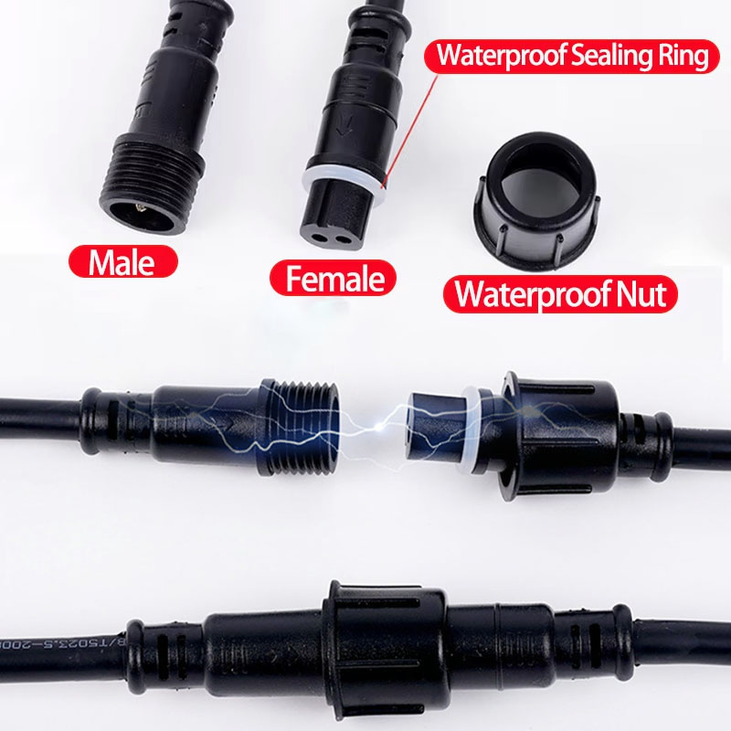 Waterproof Wire Connector Set  - Outdoor Power Socket บทวิจารณ์และราคา