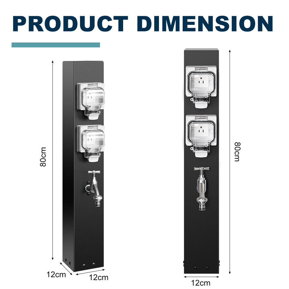 Rainy Day Courtyard Outdoor Ca - Outdoor Power Socket บทวิจารณ์และราคา
