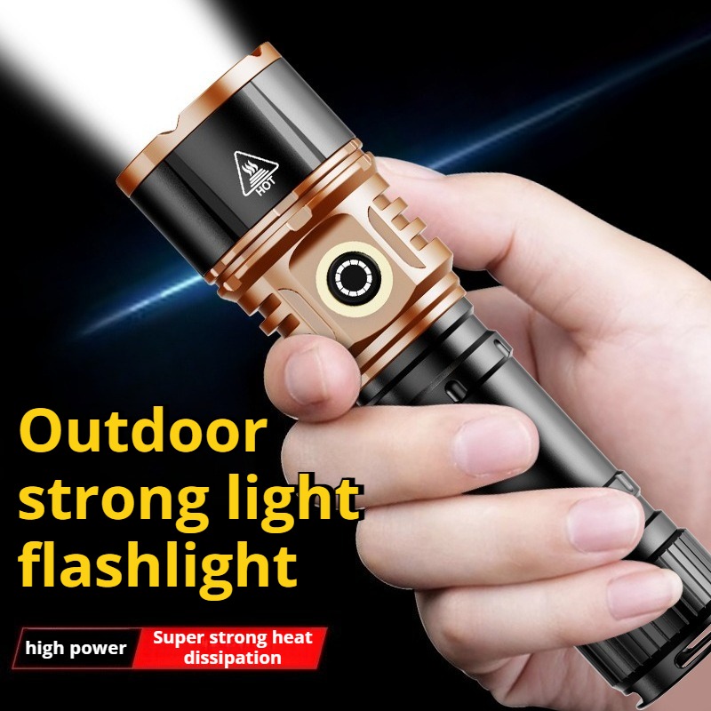 Strong Light High Power LED Fl - Outdoor Power For Camping บทวิจารณ์และราคา