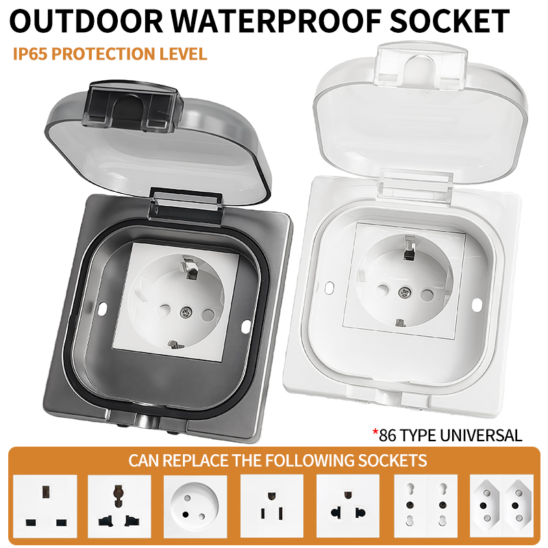 IP65 Waterproof Outdoor Socket - Outdoor Power Parts บทวิจารณ์และราคา