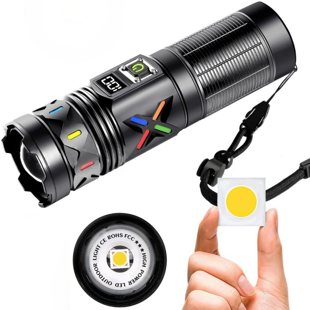 High Power LED Flashlight Tele - Outdoor Power For Camping บทวิจารณ์และราคา